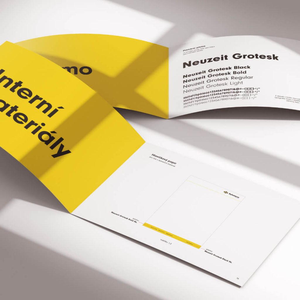 Branding, logomanuál, manuál vizuální identity