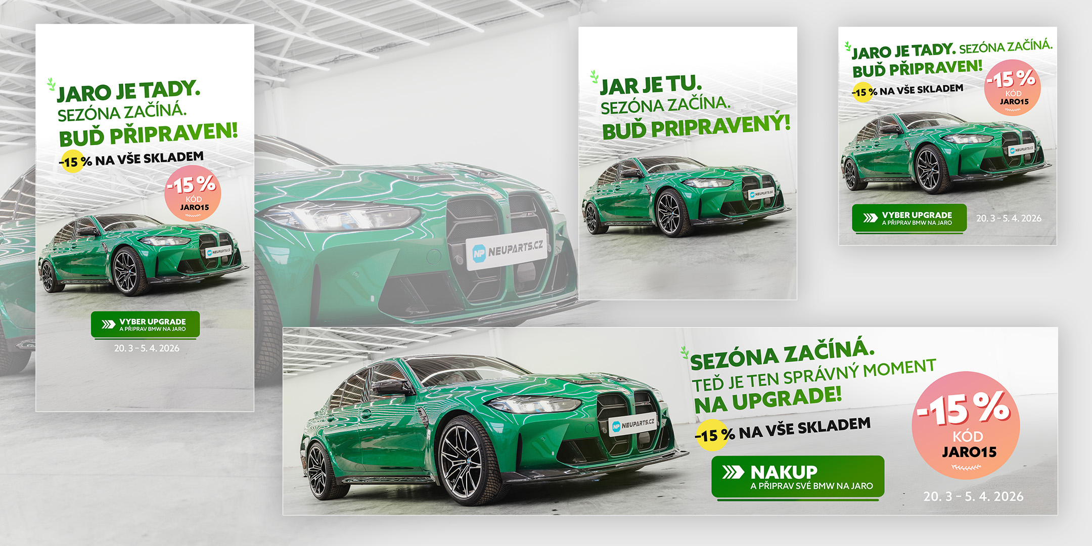 neuparts bannery sada kampan