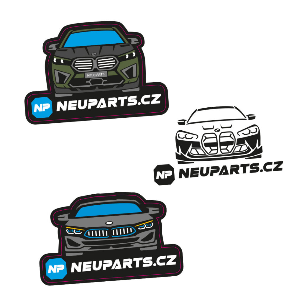 neuparts samolepky