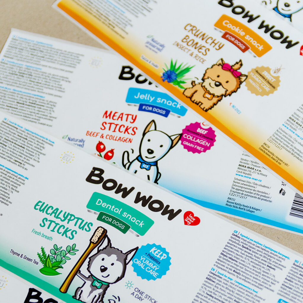 bowwow obaly etikety